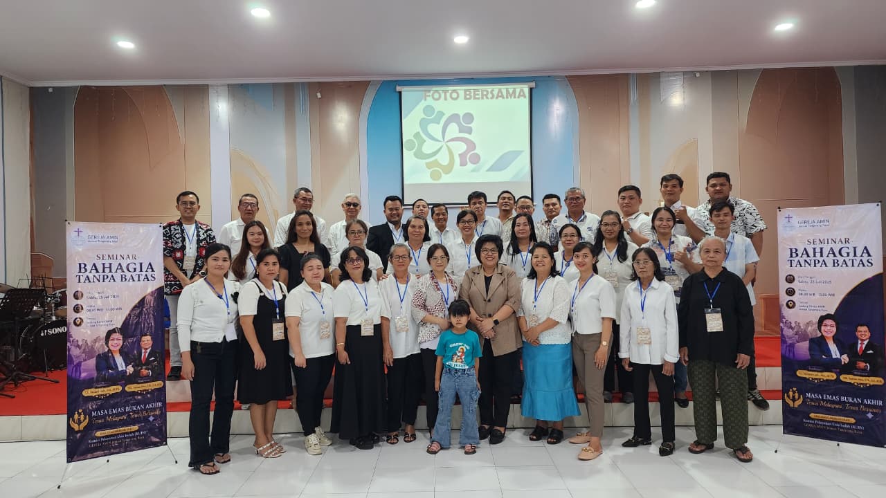 Seminar “Bahagia Tanpa Batas” Hadirkan Semangat Hidup Penuh Sukacita bagi Warga Usia Indah Gereja AMIN Jemaat Tangerang Raya